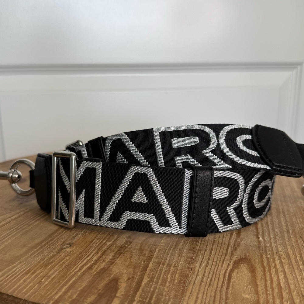 Marc Jacobs Logo Thick Webbing Crossbody Strap NWOT
